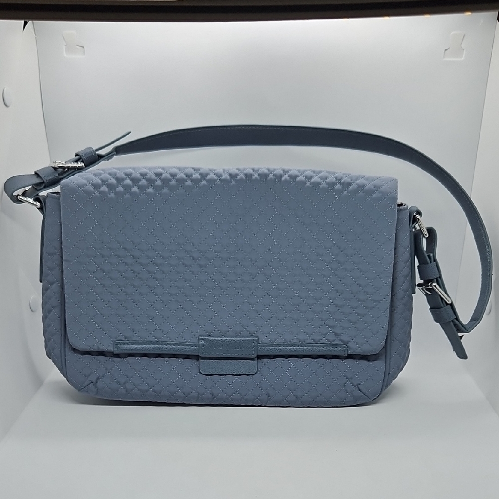 Vera Bradley Quilted Microfiber Shoulder Bag